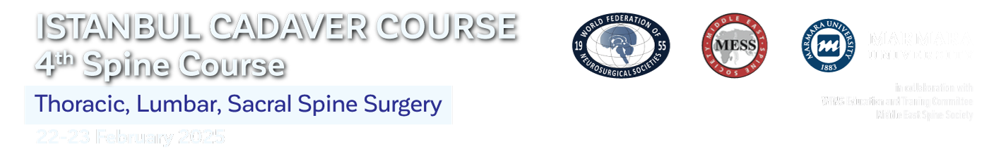 Istanbul Cadaver Course – Spine – Thoracic, Lumbar Sacral Spine Surgery